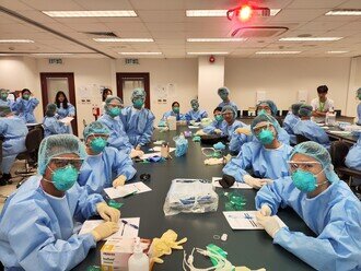 Infection Control Workshop before the doctor shadowing