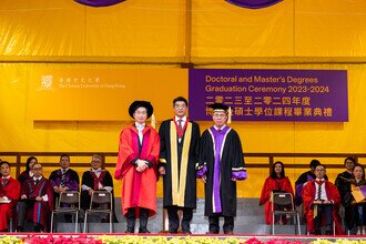 Group Photo of Prof. CHAN Wai Yee, Dr. PANG Fei Chau and Professor Philip CHIU