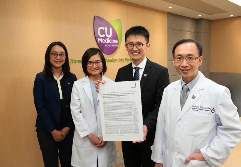 CUHK reveals lifestyle intervention can alleviate metabolic dysfunction-associated steatotic liver disease in nearly 70% of people living with HIV