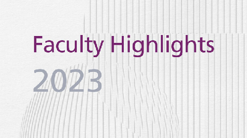 Faculty Highlights 2023