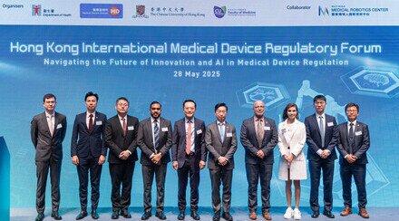 CU Medicine and the Department of Health co-organised the first ever “Hong Kong International Medical Device Regulatory Forum” 