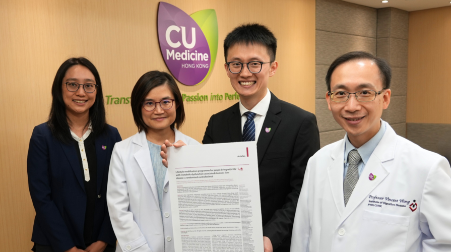 CUHK reveals lifestyle intervention can alleviate metabolic dysfunction-associated steatotic liver disease in nearly 70% of people living with HIV   