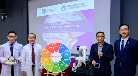 CUHK develops first-of-its-kind magnetic tip rotatable microcatheter for precise, safe and rapid treatment of acute ischemic strokes